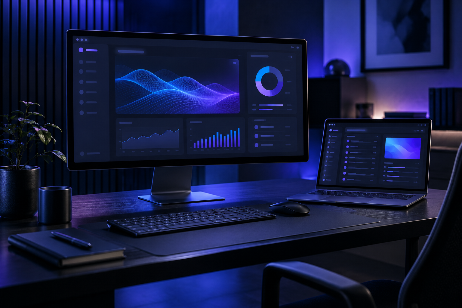 Custom software development workspace